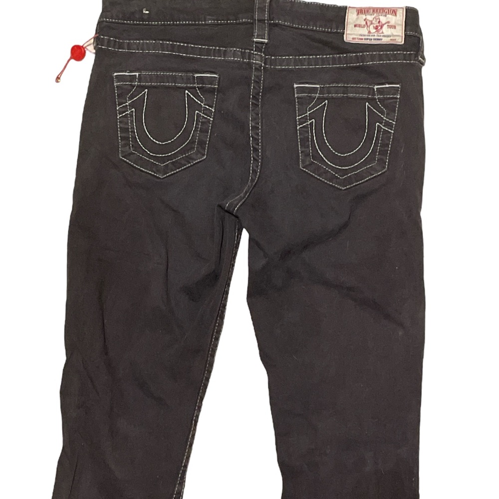 Women’s True Religion Super Skinny Gray Anvil Jeans Size 28